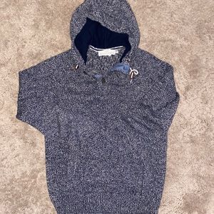 H&M. Men. Size M. Blue hooded sweater.